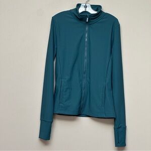 Teal Move Theology Full-Zip Jacket Size Medium